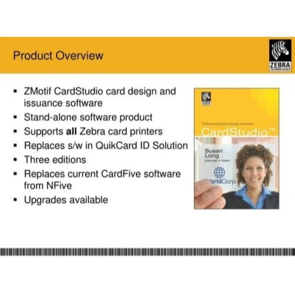 Software Zebra Cardstudio Standar - P1031774-001